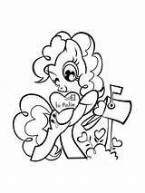 Pie Coloring Pinkie Pages Printable Girls Recommended Color sketch template