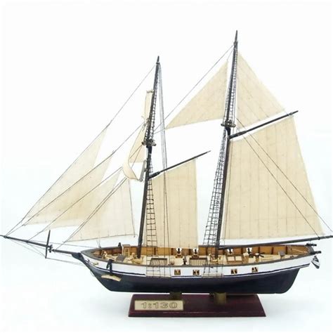 scale sailboat model xxmm diy ship assembly model kits classical handmade wooden