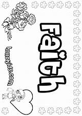 Faith Coloring Pages Kids Color Printable Getcolorings Print sketch template