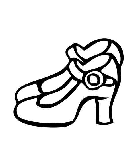 printable coloring pages  shoes