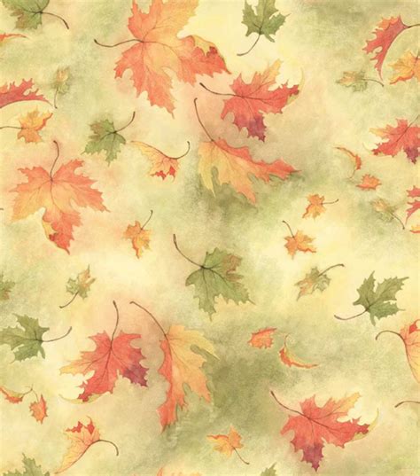 autumn inspirations susan winget floating leaves fabric  joanncom