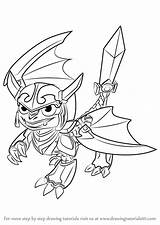 Skylanders Blades Draw Drawing Step Tutorials Drawingtutorials101 Characters Lessons Learn Tutorial Games sketch template