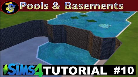 sims  tutorial pools  basements youtube