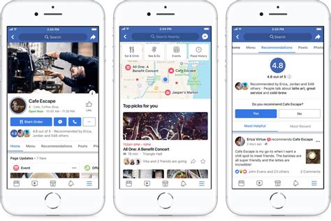 facebook announces  addition   features  local businesses newsfeedorg