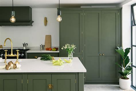 magnificent kitchen  green  ideas design