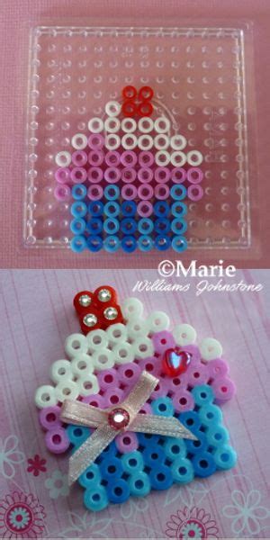 perler bead cupcake patterns   perler bead patterns perler beads designs hama beads