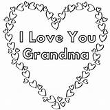 Grandma sketch template