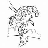 Rescue Bots Blades Transformer Kleurplaat sketch template