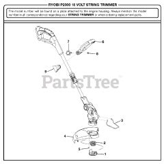 p  ryobi  string trimmer parts lookup  diagrams partstree