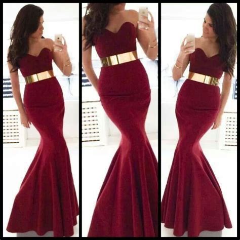 very nice mermaid evening dresses evening gown dresses red prom dress