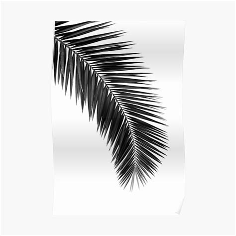 printable palm leaf stencil tropical leaf  printable art series