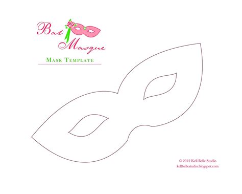 kell belle studio carnival style paper mask paper mask template