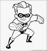 Coloring Pages Incredibles Characters Superhero Colouring Fictional Boys Kids Disney sketch template