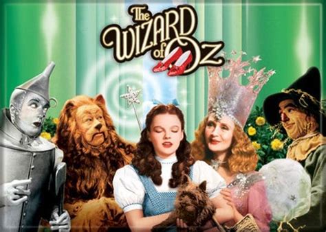 The Wizard Of Oz Cast Sending Dorothy Home Photo Refrigerator Magnet