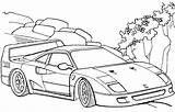 Ferrari Coloring Pages Car F40 Drawing Drawings Royce Rolls Maserati Color Printable Print Getcolorings Getdrawings Cars Visit sketch template