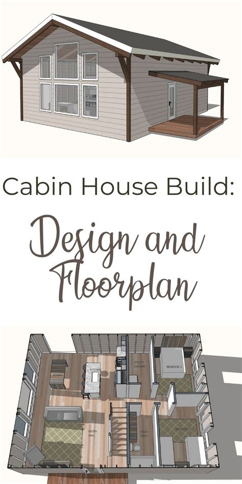 cabin house build episode  design  floorplan ana white