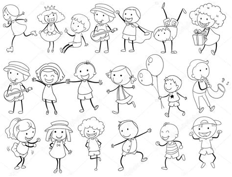simple kids doodle stock vector  interactimages