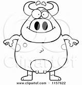 Cows Plump Upright Thoman sketch template