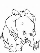 Dumbo Flying sketch template