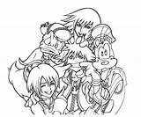 Hearts Kingdom Coloring Pages Heart Xion Disney Donald Printable Characters Coloringhome Book Anime Roxas Popular sketch template
