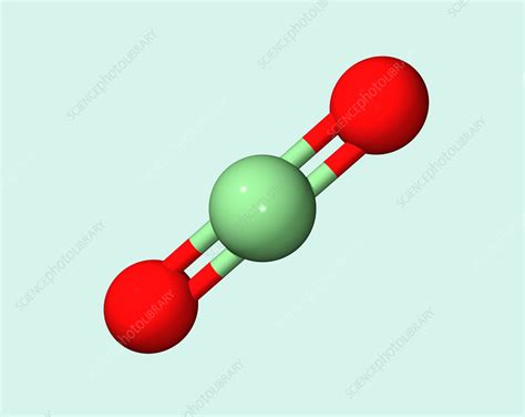 carbon dioxide molecule stock image a700 0258 science photo library