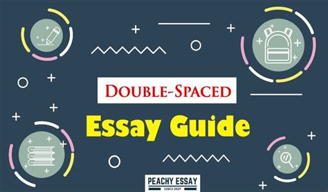 write  double spaced essay full guide  examples