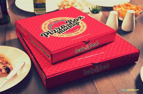 yummy pizza box mockup psds zippypixels