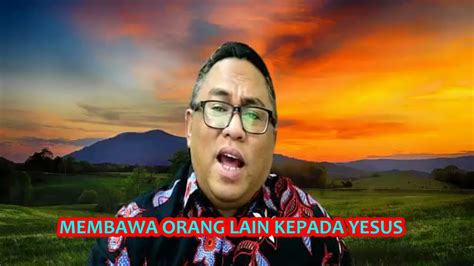 Pdt Esra Soru Membawa Orang Lain Kepada Yesus Youtube