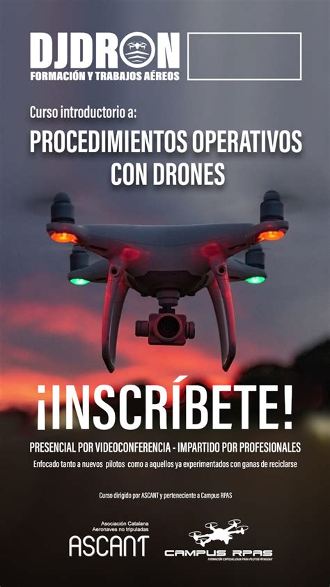 curso piloto drones certificado oficial escuela de pilotos djdron