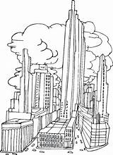 Coloring City Pages York Color Buildings Skyline Drawing Big Kids Cities Print Architecture Printable Tall Sheets Easy Drawings Bestcoloringpagesforkids Adult sketch template