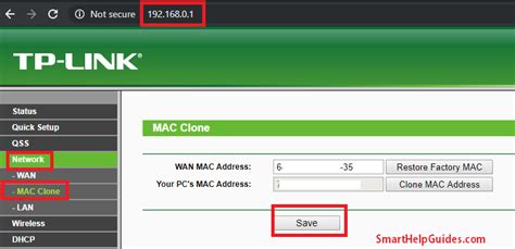 steps guide   change tp link router mac address smart  guides