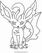 Leafeon Pokemon Coloring Pages Template Getdrawings Getcolorings Printable sketch template