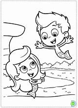 Coloring Bubble Guppies Dinokids Pages Close sketch template