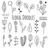 Blumen Etsy Doodle Doodles Clipart Verkauft Produkt Von Nature sketch template