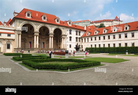 Prague Jun 11 2018 Wallenstein Palace In Mala Strana Prague Which