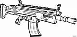 Nerf Gun Fortnite Sniper Blaster Rival Rifles Coloriages sketch template
