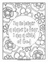Printable Coloring God Child Sheet Bible Christian Scripture Bybel Pages Inkleur Kids Adult Color Sheets Hope Verse Jesus Instant Digital sketch template