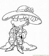 Rugrats Angelica Coloring Madame Pretty Pages Printable Cartoons Color sketch template