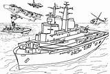 War Coloring Pages Ship Tug Drawing Getdrawings sketch template