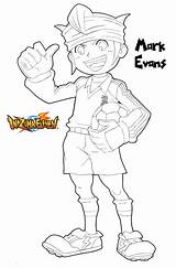 Mark Inazuma Eleven Evans Fun Kids sketch template