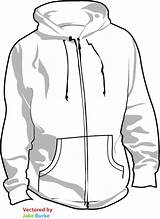 Hoodie Clipart Template Sweatshirt Hooded Deviantart Hoodies Outline Clip Coloring Drawing Vector Clker Large Drawings Rating Pages sketch template