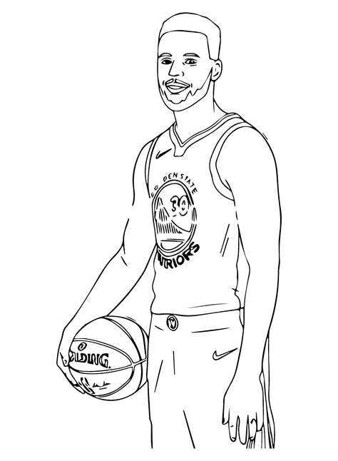 stephen curry coloring pages printable coloring pages