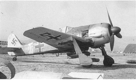 Air Force Aircraft Wwii Aircraft Luftwaffe Focke Wulf Fw 190 Ii Gm