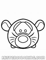 Tsum Pooh Winnie sketch template