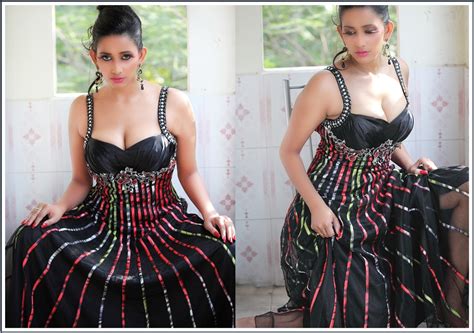 Hot And Spicy Images Sanjana Singh Hot Pics In Cute Dress
