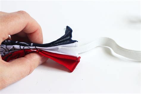 red white and blue bandana headbands diy candy