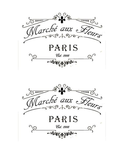 printable french stencils printable templates
