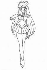 Sailor Venus Tranh Colorear Mau Cho Tsuki Matsuri Sailormoon Cartoons Tô Màu Colouring Thủy Thủ Mặt Trăng Manga sketch template