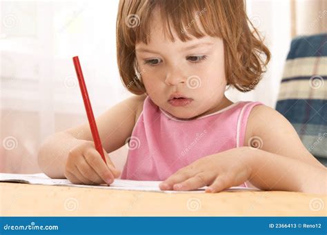 preschooler stock image image  crayons busy