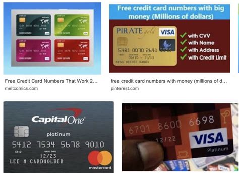 credit card numbers playcast media